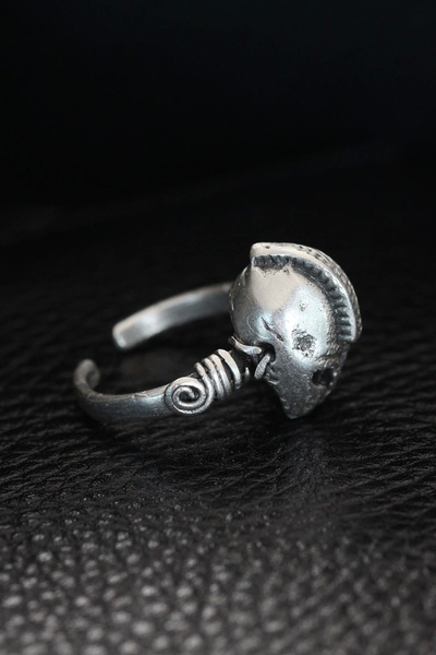 shopwave Adjustable Helmet Model Men's Ring