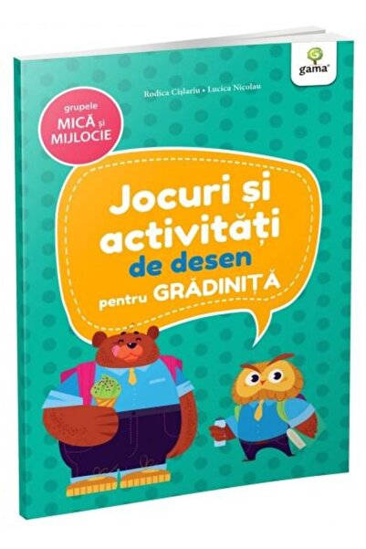Editura Gama Jocuri si activitati de desen, grupele mica si mij