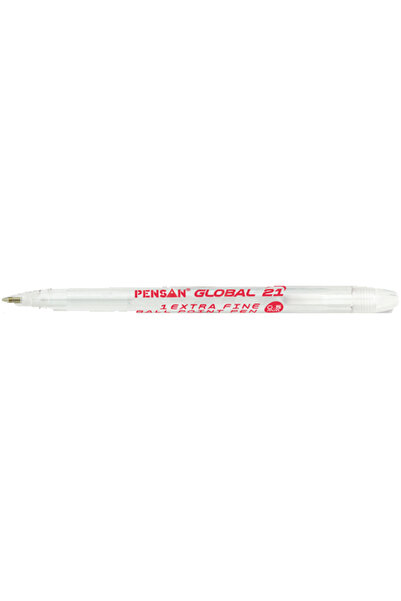 Pensan Tükenmez Kalem Global 0.5 MM Kırmızı 2221 12 li (1 Paket 12 Adet) PE02...