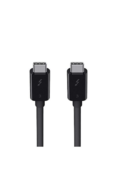 Belkin USB-C Thunderbolt 3 to USB-C Thunderbolt 3 Cable, 40Gbps, 100W, 0.8m, Black