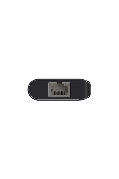 Belkin Multiport Hub Adapter, BELKIN, USB-C 6-in-1, Gray