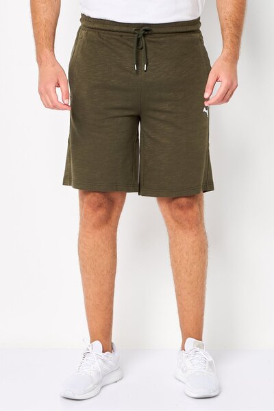Puma Men Slim Fit Outdoor Shorts, Olive