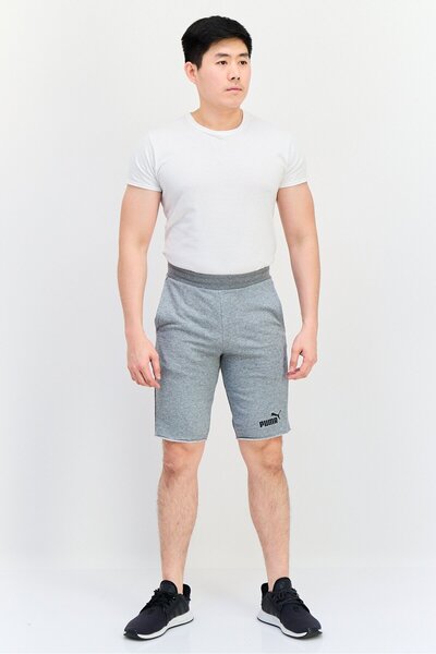 Puma Men Sportswear Fit Outdoor Shorts, Grey Heather