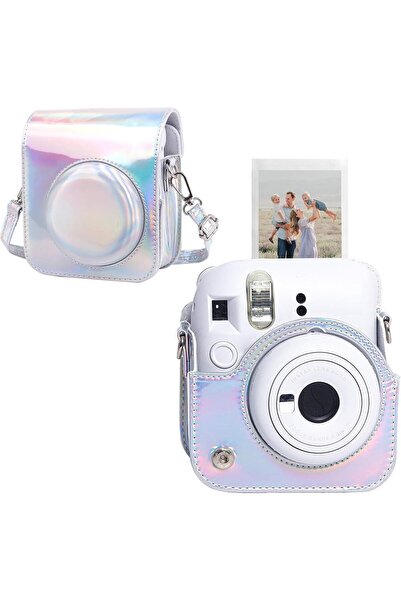 O Ozone حافظة حماية للكاميرا الفورية فوجي فيلم إنستاكس ميني 12 | غطاء كاميرا من جلد البولي يوريثان مع