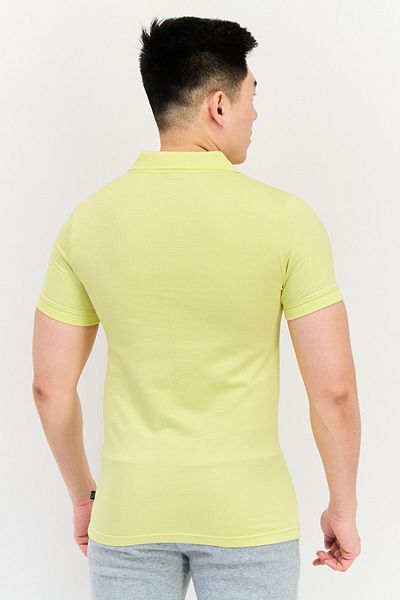 Puma Men Sportswear Fit Short Sleeveless Outdoor Polo Shirts, Yellow