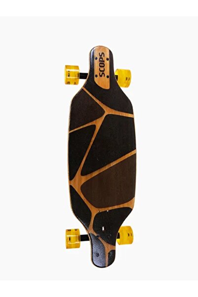 Esginler Design Camouflage Cruiser Longboard - Ahşap Kaykay Scops