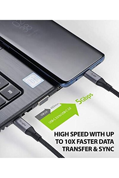 Ringke USB Type C to C Cable (4ft) | Black