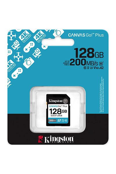 Kingston Card de memorie SDXC 128GB Canvas GO Plus CL 10