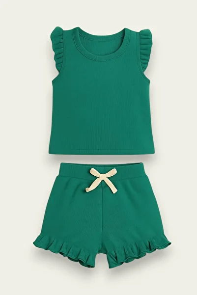 My Kids Wear Frilly Girl's Shorts Set