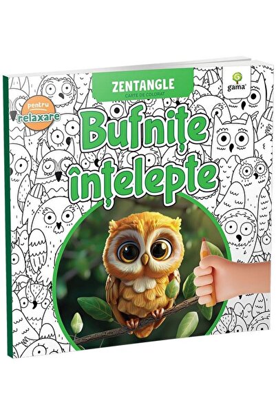 Editura Gama Bufnite intelepte. Carte de colorat