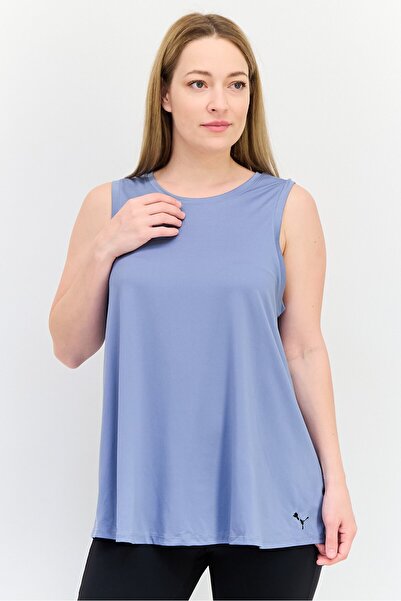 Puma Women Sportswear Fit Sleeveless Training Top, Slate Blue