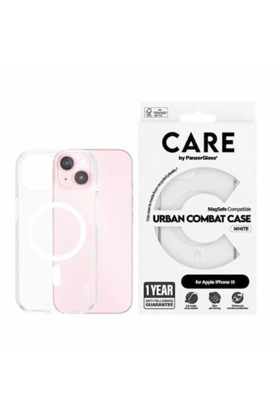 CARE by PanzerGlass® Θήκη CARE by PanzerGlass για iPhone 15, MagSafe, διαφανής