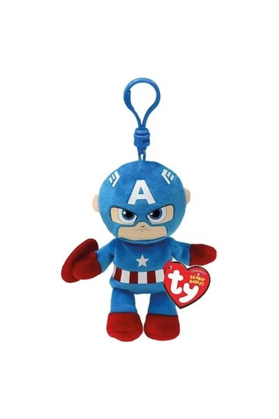 AS COMPANY Κλιπ Ty Beanie Babies - Fluffy Captain America