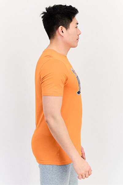 Puma Men Sportswear Fit Short Sleeve Outdoor T-Shirt, Orange