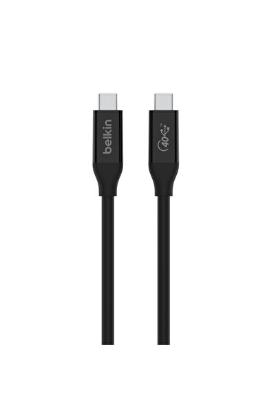 Belkin Cablu USB4, USB-C la USB-C, 0,8 m, Negru