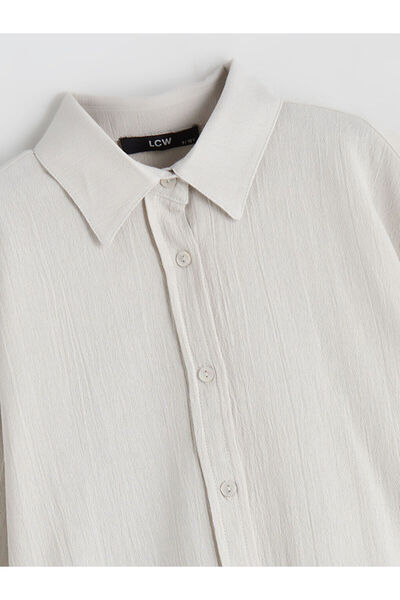 LC Waikiki Quality Parts from Celebi Store |   Long Sleeve Girl's Textured Shirt