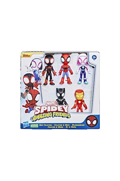 Hasbro Set figurine Spidey Saf Hero Collection Pack, 6 personaje, multicolor