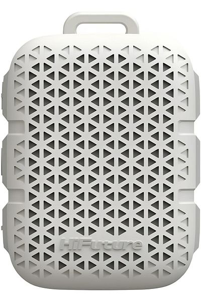 HiFuture Pocket S Mini Portable & Wearable Speaker, Magnetic Clip, Type-C charging -White
