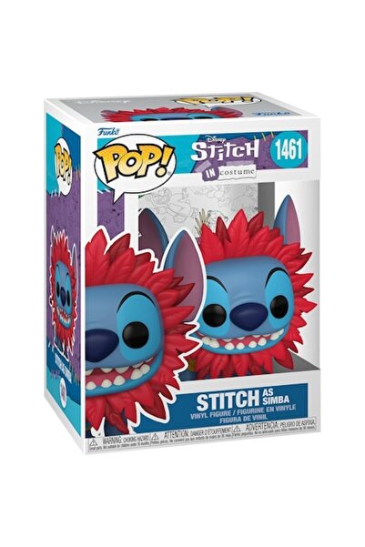 Funko Figurine - Pop! Stitch in Costume: Stitch as Simba, Albastru, 8.5 cm
