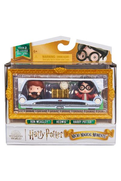 Spinmaster Set Figurine, Spin Master, Micro Magical Moments, Ron Weasley/Hedwig/Harry Potter, 3 pieces