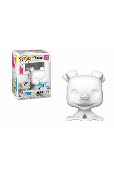 Funko Pop! Disney: The Nightmare Before Christmas - Zero (DIY), white, special edition