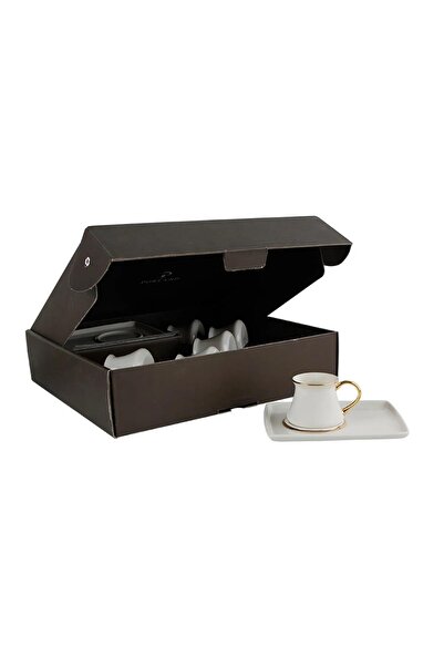 Porland Altın Yaldız Otto 6 Kişilik Kahve Takımı 55cc