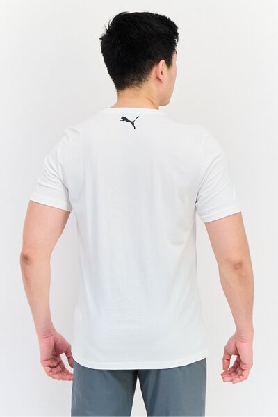 Puma Men Sportswear Fit Short Sleeve Outdoor T-Shirt, White