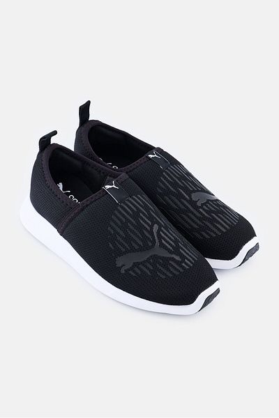 Puma Kids Boy Slip On Running Shoes, Black