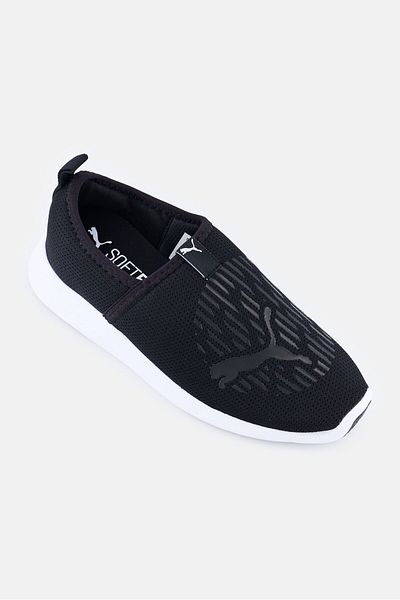 Puma Kids Boy Slip On Running Shoes, Black