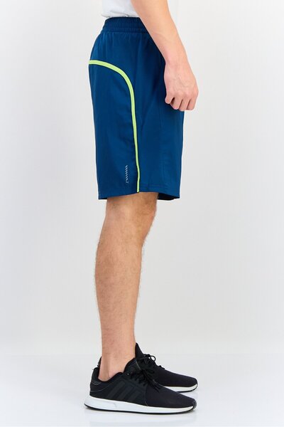 Puma Men Sportswear Fit 7 Inseam Brand Logo Running Shorts, Teal Blue
