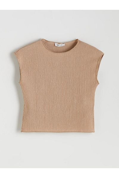 LC Waikiki Quality Parts from Celebi Store |   Crew Neck Textured Blouse