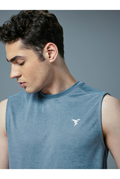 Technosport By Styli Men Melange Slim Fit Sports Innerwear Vest