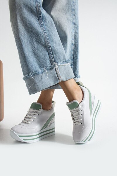 Essen Women's Wedge Sneakers Height [10] cm