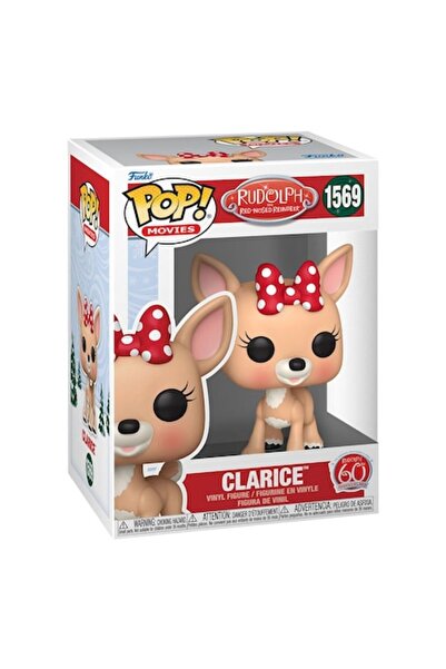 Funko POP Rudolph Renul cu Nas Roșu 1569 Clarice, Multicolor, 10cm
