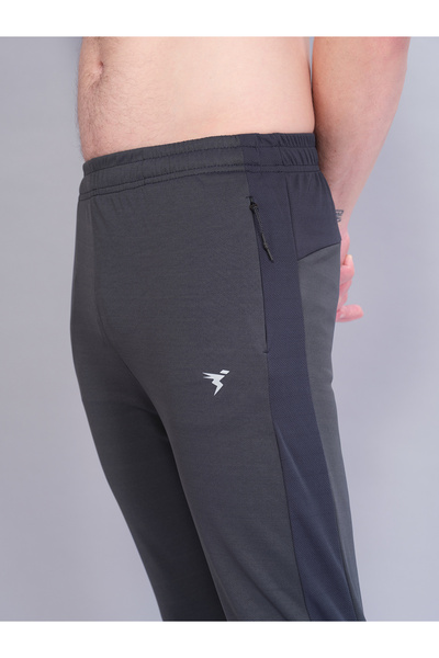 Technosport By Styli Men Solid Slim Fit Track Pants