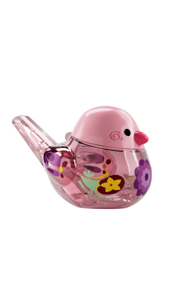 Choice1 لعبة صفارة الطيور الكرتونية الملونة للأطفال باللون الوردي مع تحميل ال...