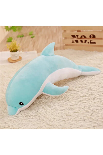 Choice دمية قطيفة على شكل دولفين وحوت وقرش كاواي زرقاء مقاس 30 سم محشوة ناعمة...
