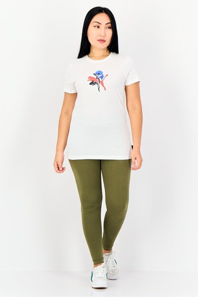Puma Women Sportswear Fit Short Sleeve Outdoor T-Shirt, White