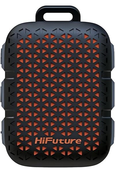 HiFuture Pocket S Mini Portable & Wearable Speaker, 8hrs Playtime, Magnetic Clip - Black