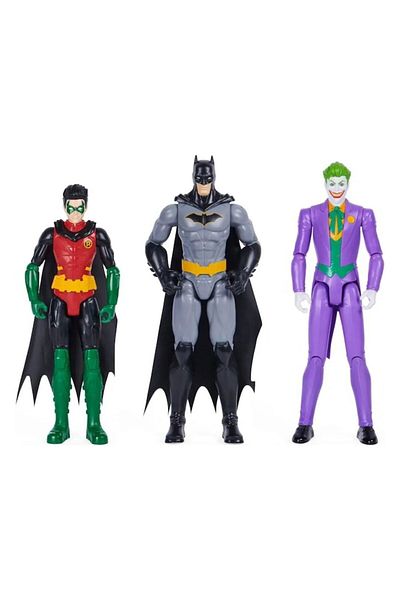Spinmaster Set Figurine Batman, Robin si Joker 30 cm