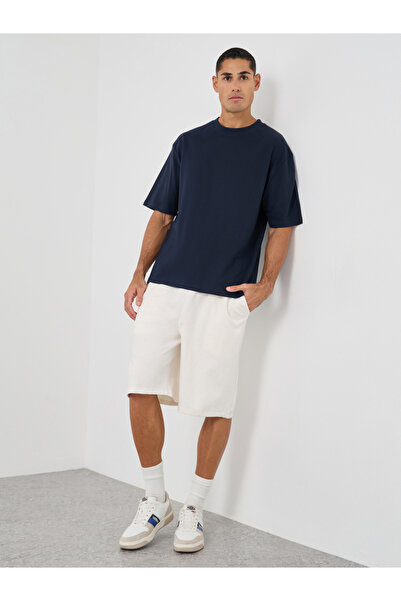 Styli Pack of 2 - Heavy Cotton Jersey Oversized Mock Neck T-Shirt