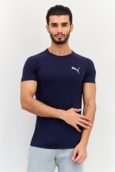 Puma Men Sportswear Fit Short Sleeves Outdoor T-Shirt, Navy