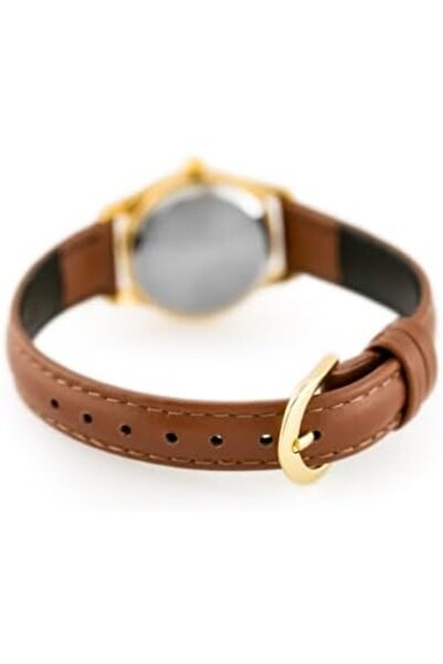 Casio Women's Quartz Watch, Analog Display and Leather Strap