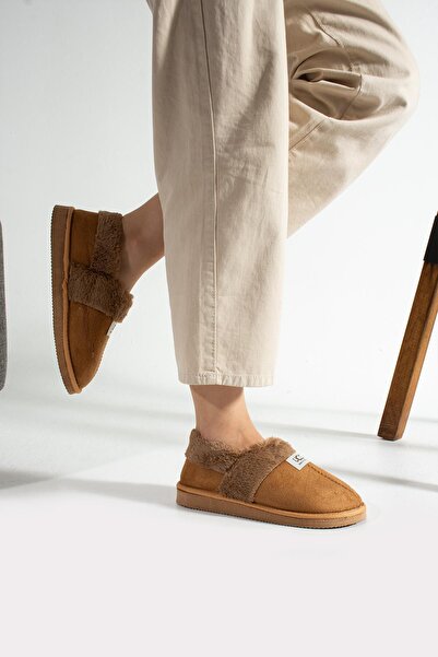 Peta Unisex Içi Yünlü Kışlık Panduf- Eva Taban Ev Botu- Ayakkabısı