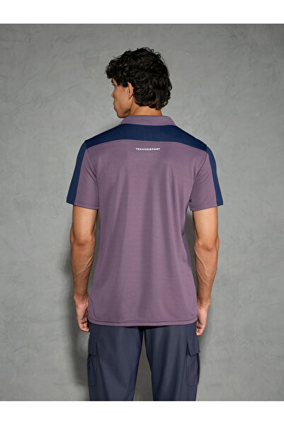 Technosport By Styli Men Color Block Relaxed Fit Polo