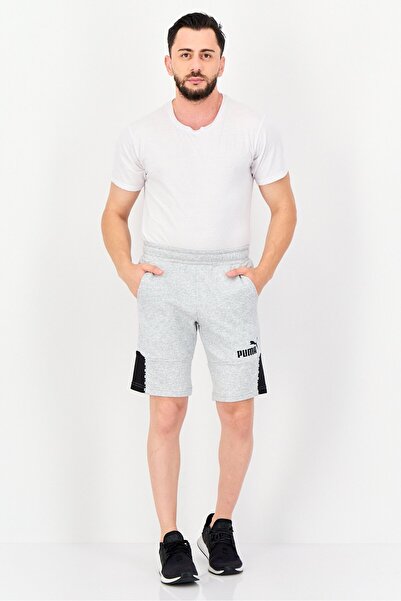 Puma Men Sportswear Fit Outdoor Shorts, Light Grey