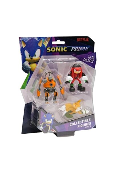 SONIC THE HEDGEHOG Sonic Prime Колекционерски комплект от 3 броя S1 6.5 см Сл...