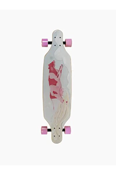 Esginler Design Cowy Clouds Longboard - Ahşap Kaykay Scops