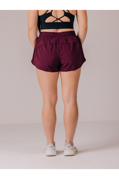 Palmfit By Styli Women Burgundy Evolve 3.0 Active Shorts