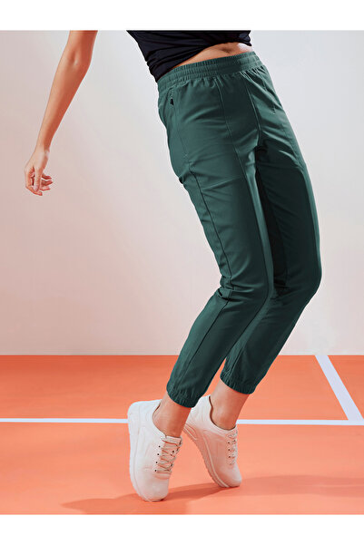 Technosport By Styli Women Solid Cuffed Joggers